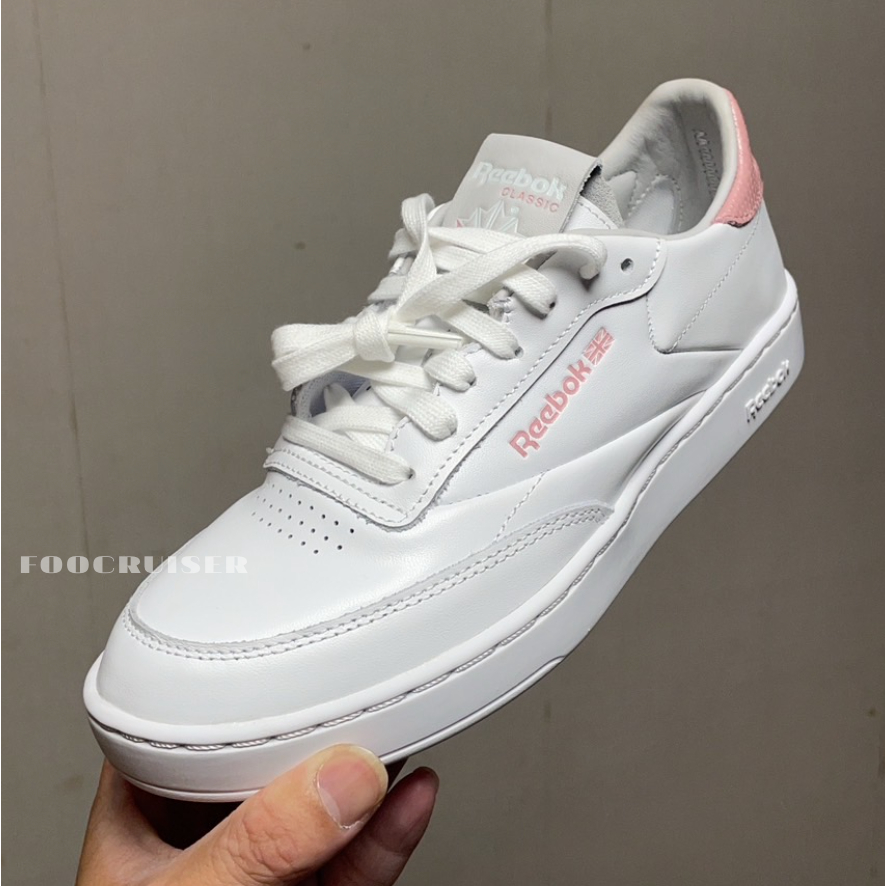 REEBOK CLUB C CLEAN 女鞋 真皮 休閒鞋 簡約 皮革 網球鞋 復古休閒鞋 GZ2236 GZ2237