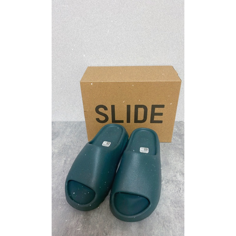 Adidas YEEZY SLIDE 石墨籃2024最新款拖鞋