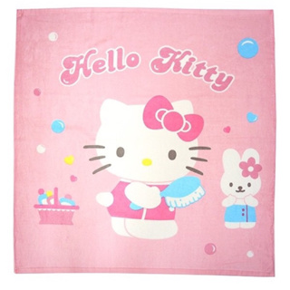 正版hello kitty四方形大浴巾 (全新商品）