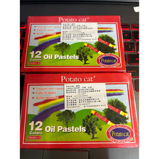 Potato cat 12 oil Pastels 12色蠟筆