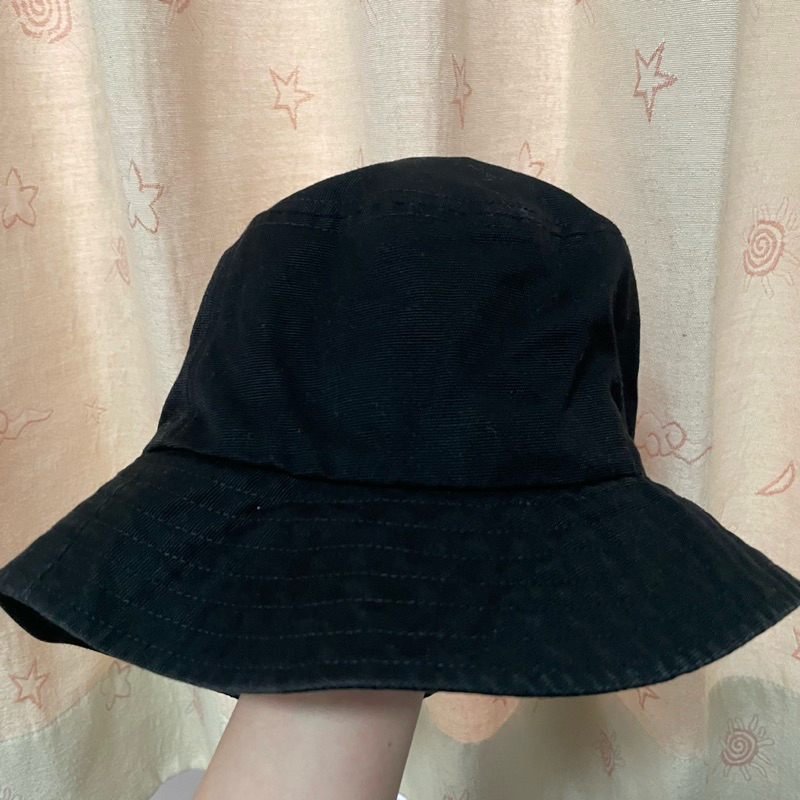 無印良品-黑色漁夫帽🐟九成新