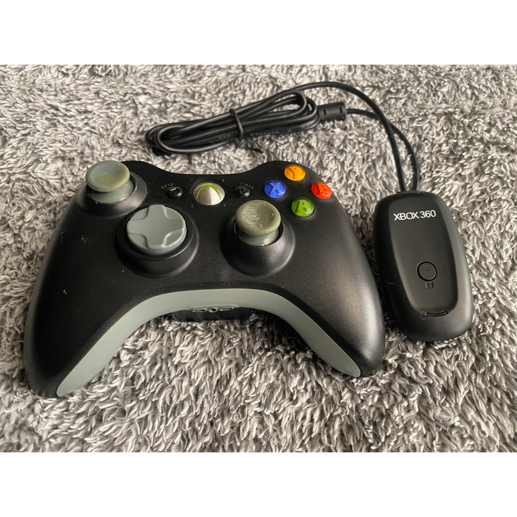 XBOX360 原廠無線手把+原廠無線接收器 (含運)