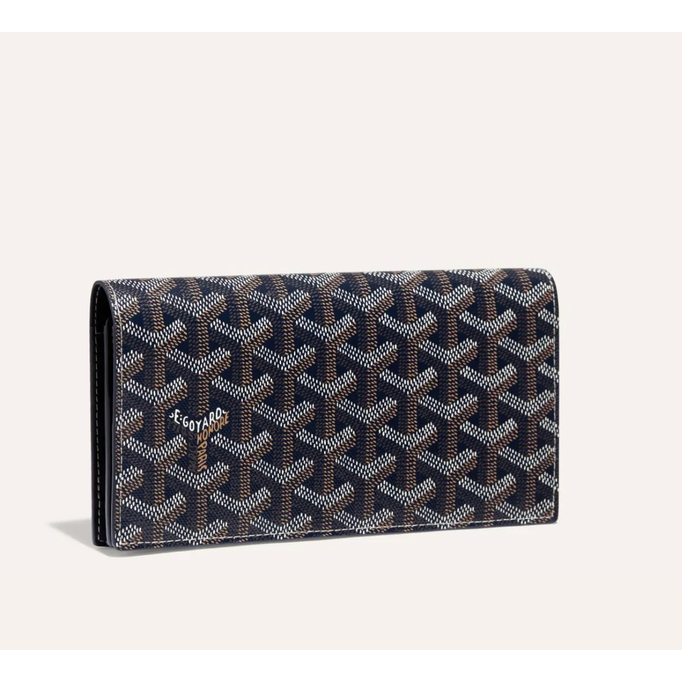 全新 Goyard 日本專櫃購入 Richelieu Wallet  深藍拉鍊長夾