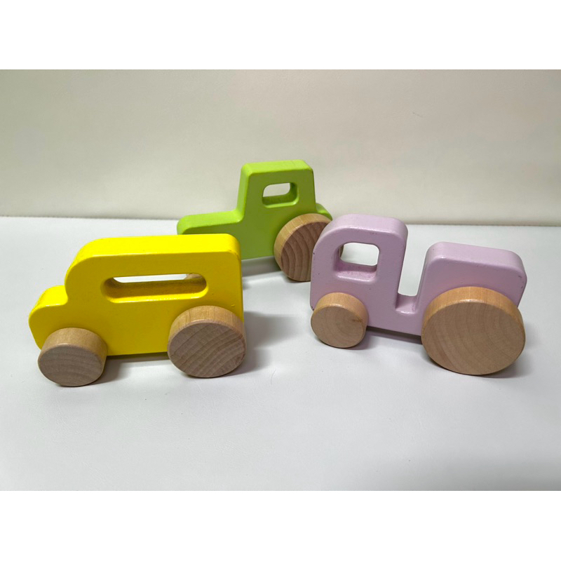 【全新台灣現貨】北歐木製玩具車 禮物 早教 寶寶禮物 嬰兒 幼兒 男孩 兒童