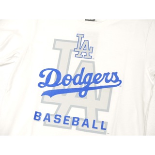 美國職棒大聯盟 MLB 洛杉磯道奇 LA流行印花 棉質 休閒T恤 棉質上衣 短T(5830202-800)