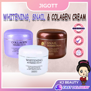 Korea jigott flek collagen whittening mencerahkan cream