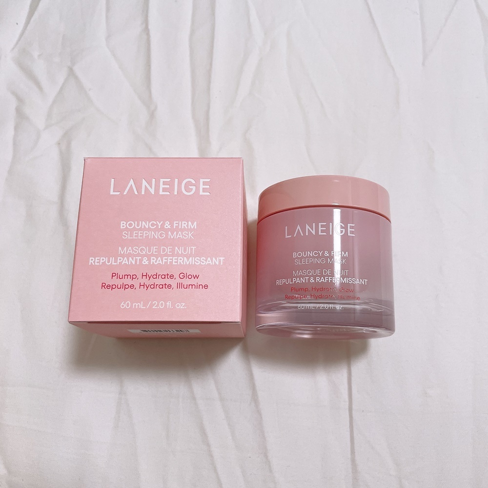 蘭芝 Laneige 超能亮睡美人晚安面膜 100ml 大容量 粉澎潤睡美人晚安面膜 60ml