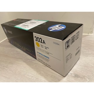 HP Color LaserJet Pro 原廠黃色碳粉匣202A (CF502A) 全新 未拆封 免運