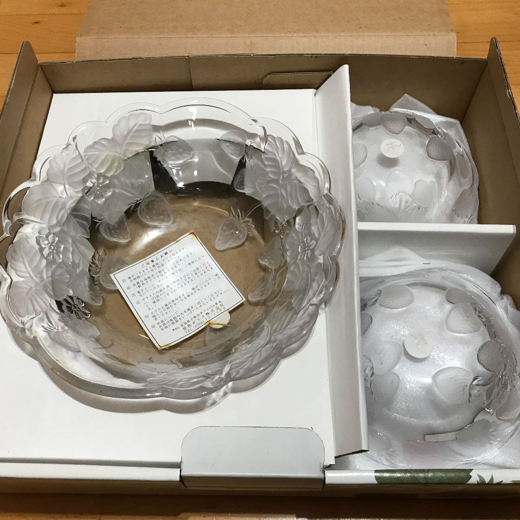 全新日本進口SOGA玻璃沙拉碗一大五小組合