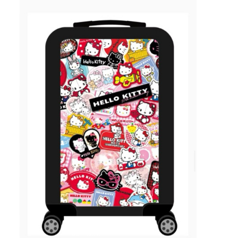 （現貨）挑戰蝦皮最低價桂格養氣人蔘 Hello Kitty 行李箱 50周年行李箱 印花行李箱 20吋行李箱 凱蒂貓