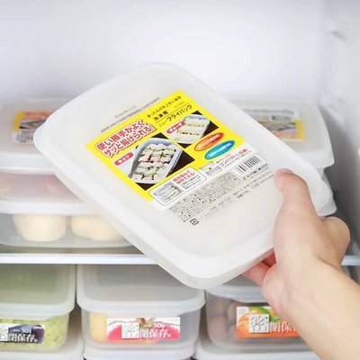現貨💖日本 SANADA 冷凍保鮮盒1.5L 餃子保鮮盒 水餃盒 食物存放盒 保鮮收納盒 日本製