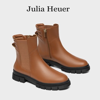 Julia Heuer | 德國品牌 女款內裡小羊皮 真皮百搭短靴現貨 快速出貨-尺寸可選
