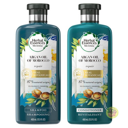 【JPGO】日本進口 P&amp;G Herbal Essences 草本精華洗潤系列 400ml~摩洛哥堅果油