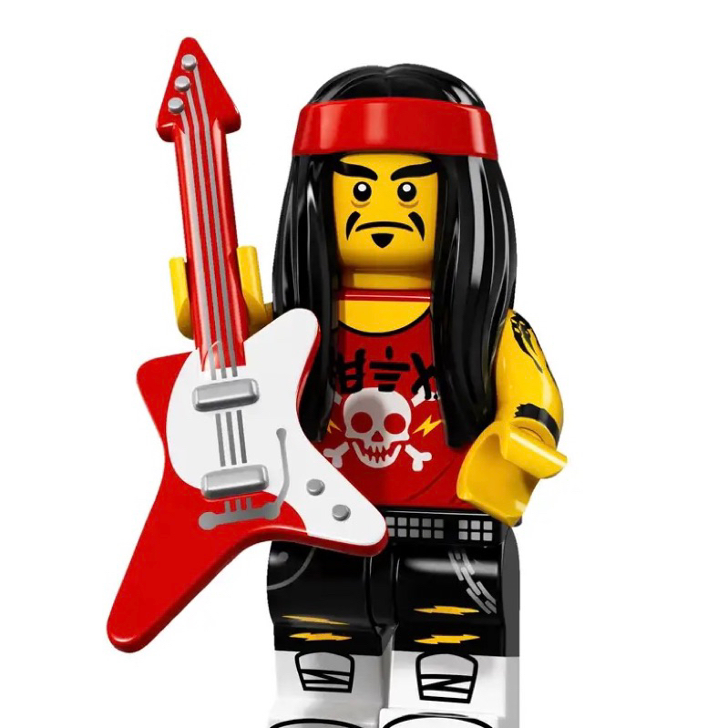 🔮正版開發票【歡樂堡】17號 吉他手(忍者城居民) 樂高旋風忍者電影人偶包 LEGO 71019