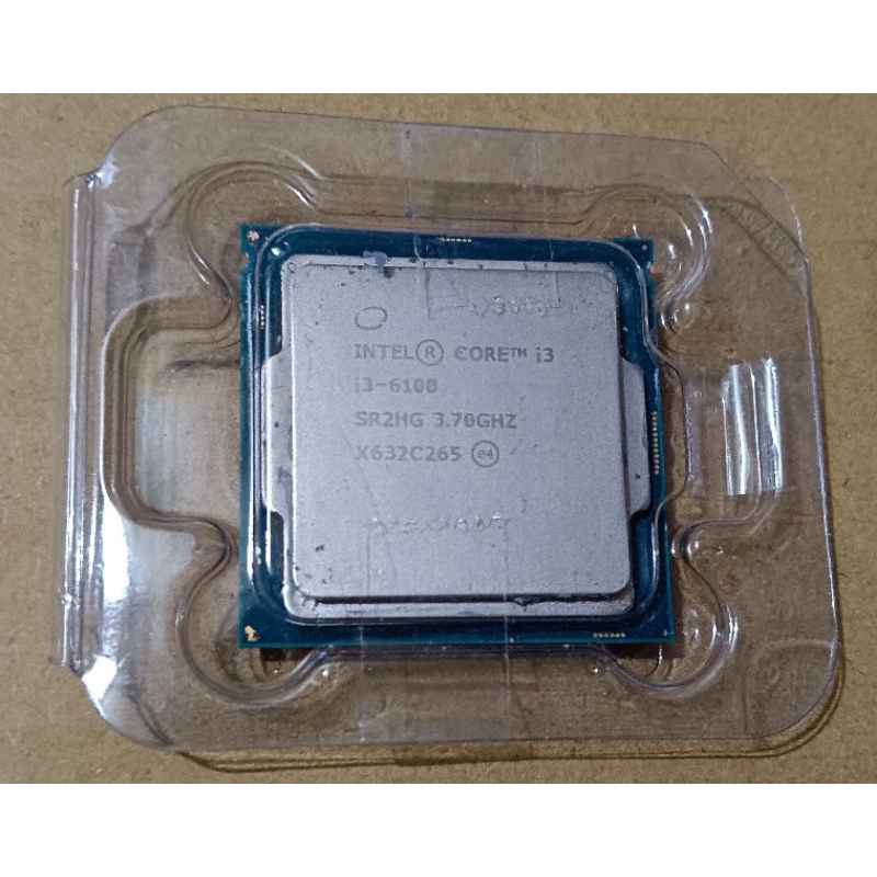 第6代 1151腳 Intel Core i3-6100 2核4緒 CPU 3.7GHz 快取3M  拆機良品