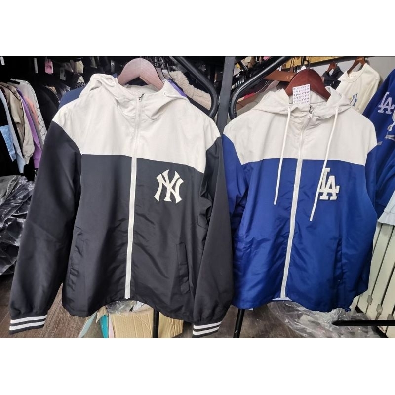 Dodgers LA 道奇隊 Yankees NY 洋基隊 防潑水 防風 外套 嘻哈 饒舌 尺碼S~2XL