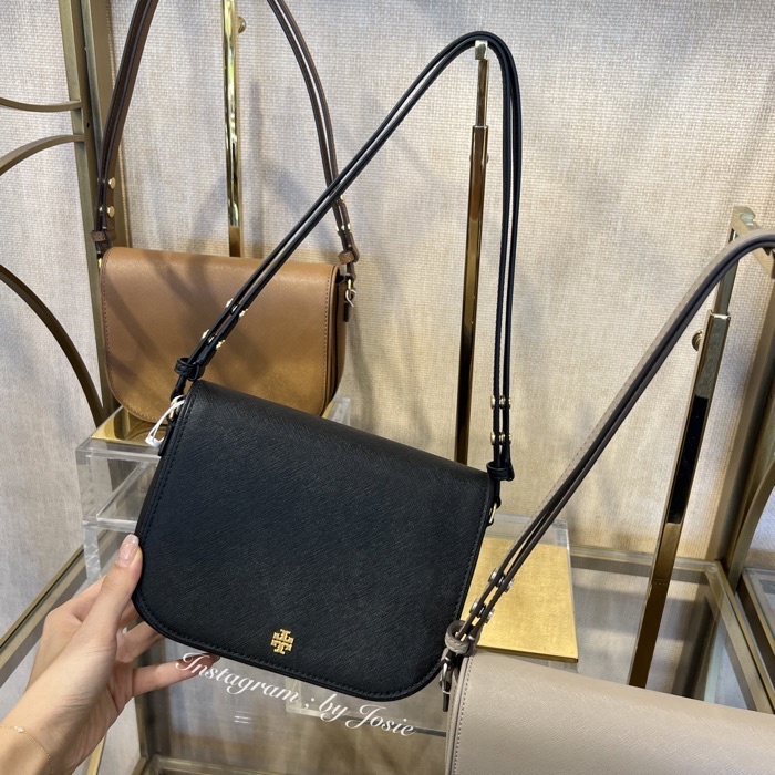 【現貨】美國代購 🇺🇸 Tory Burch TB 新品 防刮 皮革 馬鞍包 斜背包 側背包