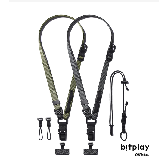 【bitplay】多工機能背帶 手機掛繩 手機背帶 手機殼掛繩  / 全兩色 (含掛繩通用墊片）台灣公司貨