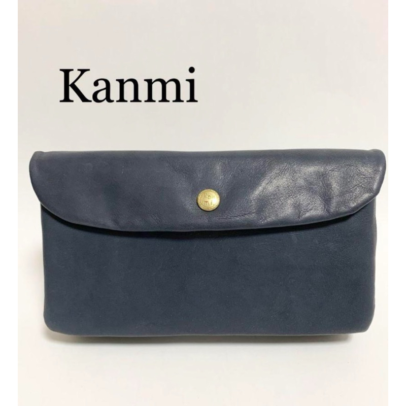 Kanmi日本製牛皮斜背包皮包