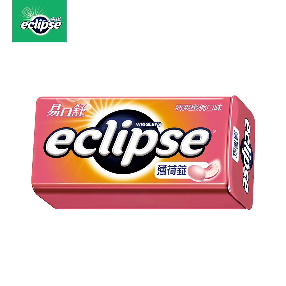 【Eclipse易口舒】無糖薄荷錠清爽蜜桃  31g單入