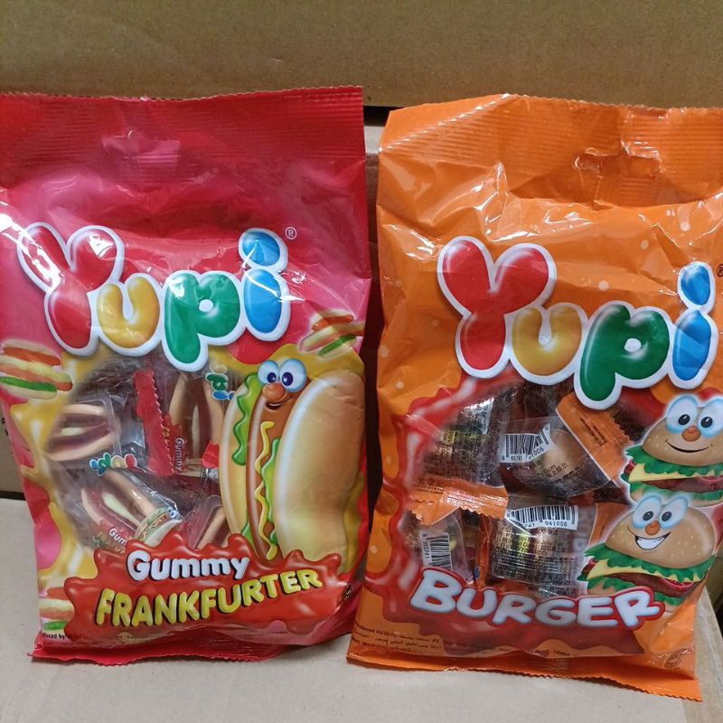 YUPI呦皮超值組合餐軟糖/漢 堡QQ軟糖 84g(2025/09/25)
