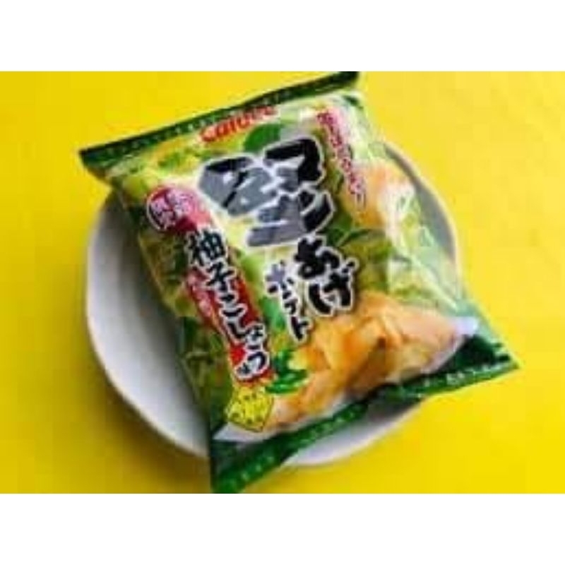 🔥現貨🔥日本🇯🇵calbee堅脆洋芋片  柚子胡椒風味60g