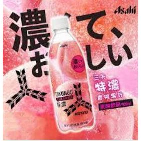 日本 朝日 Asahi 水蜜桃 超濃 碳酸 飲料 白桃味 500ml 汽水 箱購 24瓶