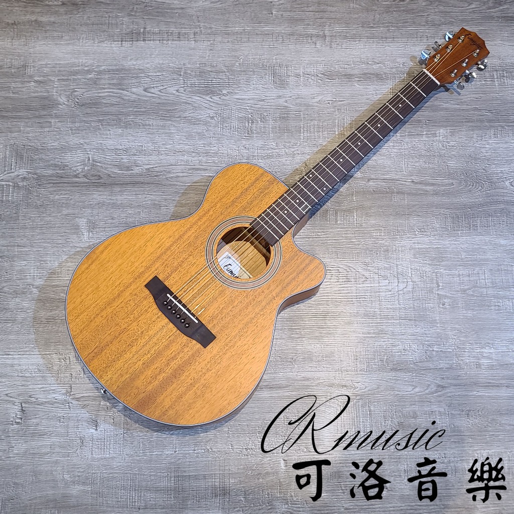 【可洛音樂】免運 買吉他送課程 Eumyias EU-F30CM 台灣品牌 面單板民謠吉他 木吉他 39吋 全桃花心木