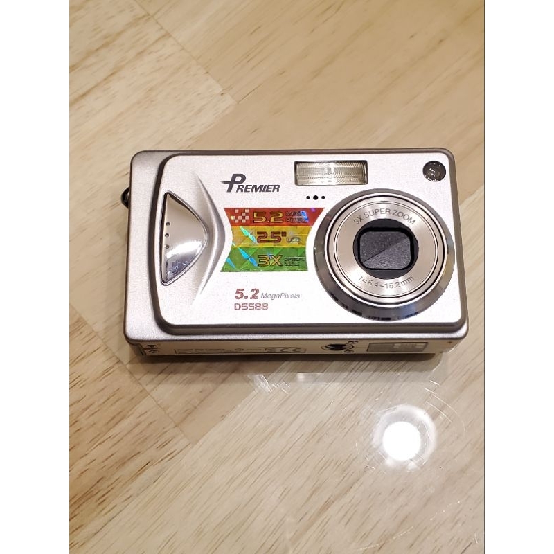 二手普立爾PREMIER口袋數位相機DS588日本製作設計（附電池）無充電器