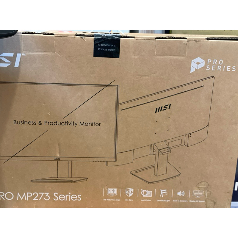 MSI 微星 MP273 商務文書顯示器（全新）