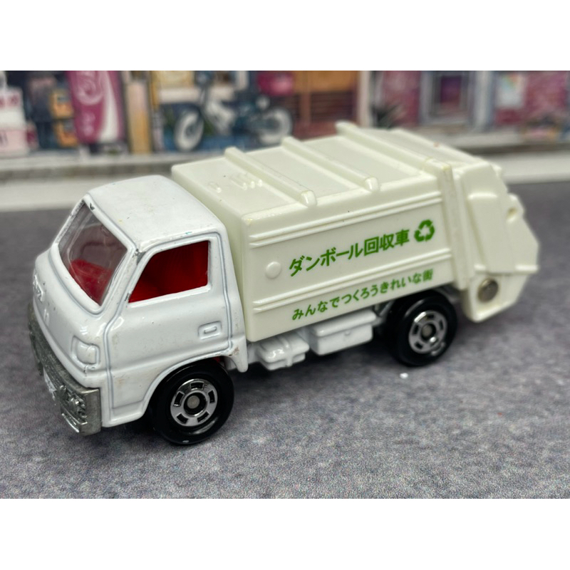 tomica No.10 mitsubishi canter 白色 清掃車 垃圾車 多美