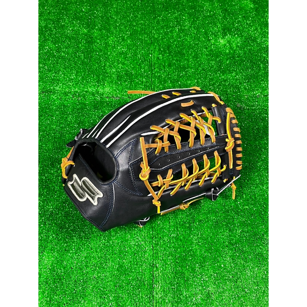 棒球世界全新SSK新款全牛皮棒球壘球手套DWG4824I黑色特價外野手