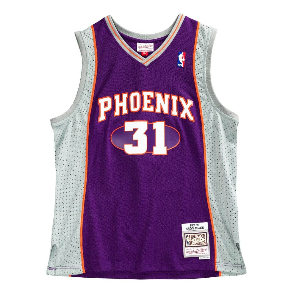 [狗爹的家] NBA 球迷版球衣 Shawn Marion 2001-02 ROAD 太陽 客場 紫 復古球衣