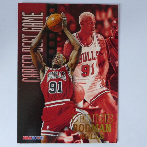 ~Dennis Rodman/小蟲.羅德曼/名人堂/壞小孩/籃板王~1997年HOOPS.NBA籃球卡