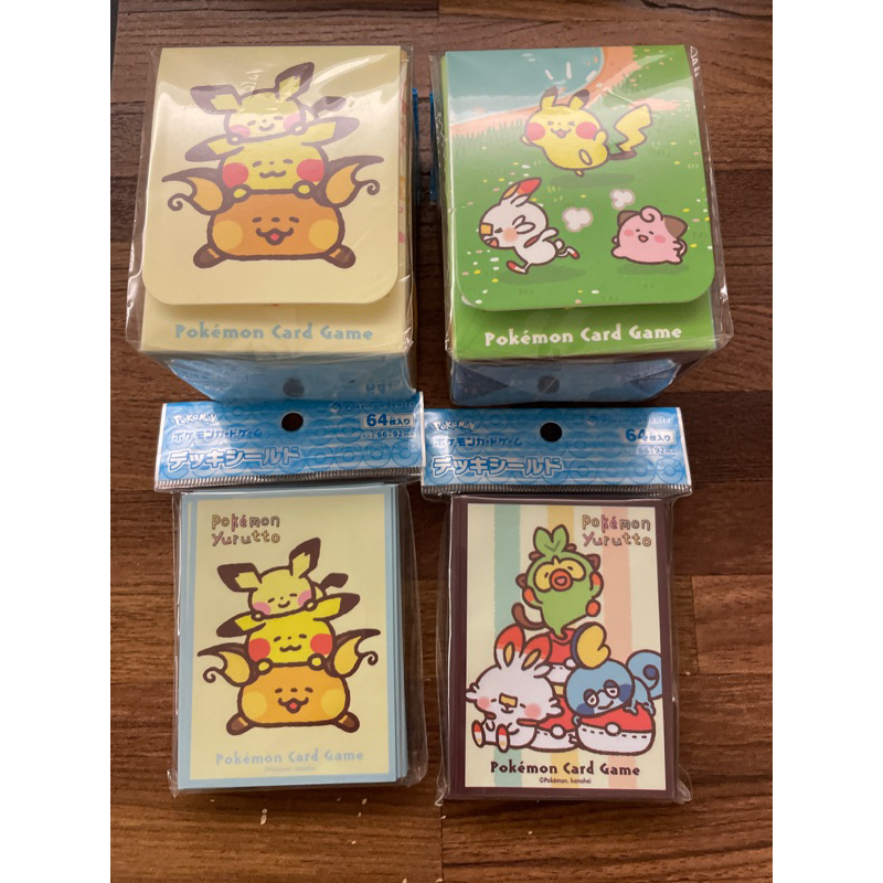 PTCG Pokemon Yurutto 卡娜赫拉 聯名款卡套卡盒