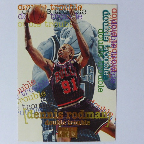 ~Dennis Rodman/小蟲.羅德曼/名人堂/壞小孩/籃板王~1997年Skybox.NBA籃球卡