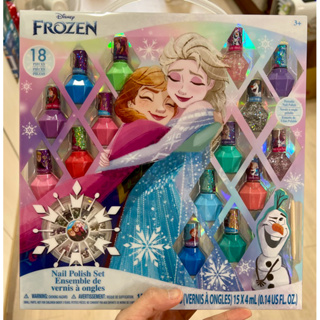 🧁愛麗MAMA代購🧁清倉 蝦皮最便宜 Disney Frozen正品 冰雪奇緣 可撕/溫水可洗100%無毒兒童指甲油