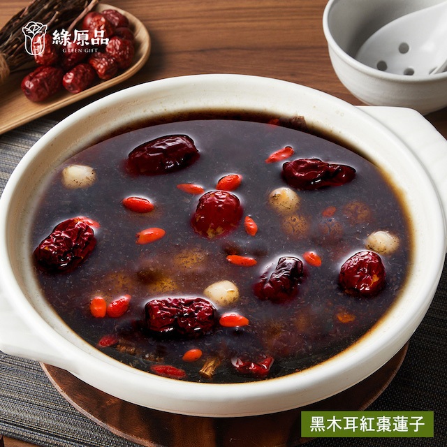 *【綠原品】黑木耳紅棗蓮子湯(全素)(800g) 墊腳石購物網