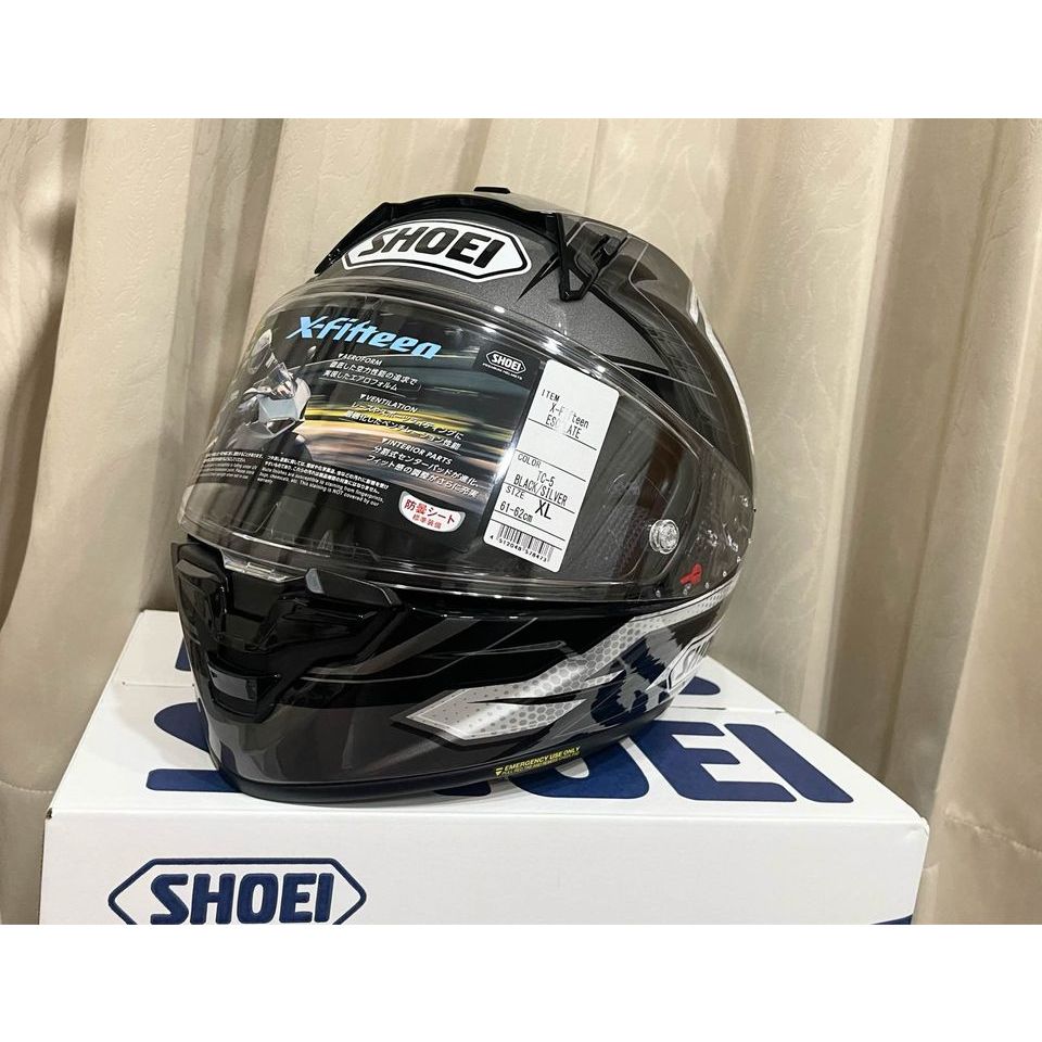 Shoei X-15 TC-5 黑白配色 (XL日規全新)