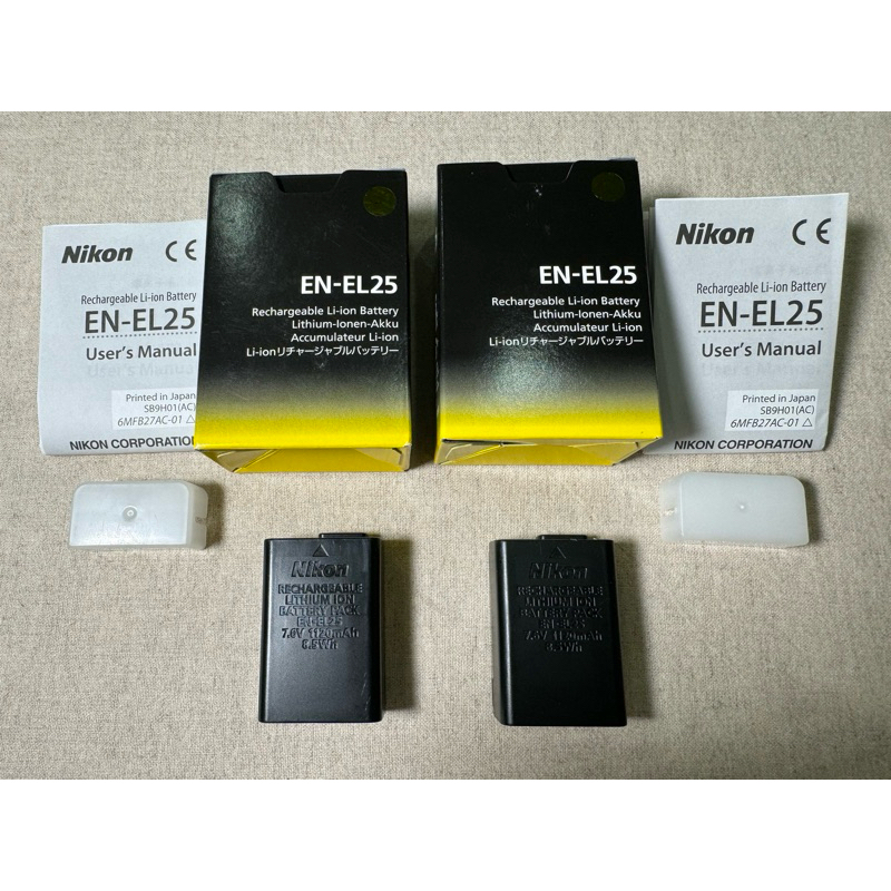 （限chengjinlee下標 兩顆）Nikon EN-EL25 二手原廠電池 原電 蓄電 功能 良好