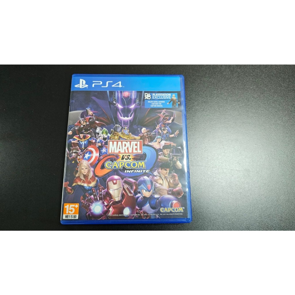 SONY PS4 二手遊戲片 漫威英雄 大戰 卡普空 無限 Marvel Vs. Capcom:Infinite 中文版