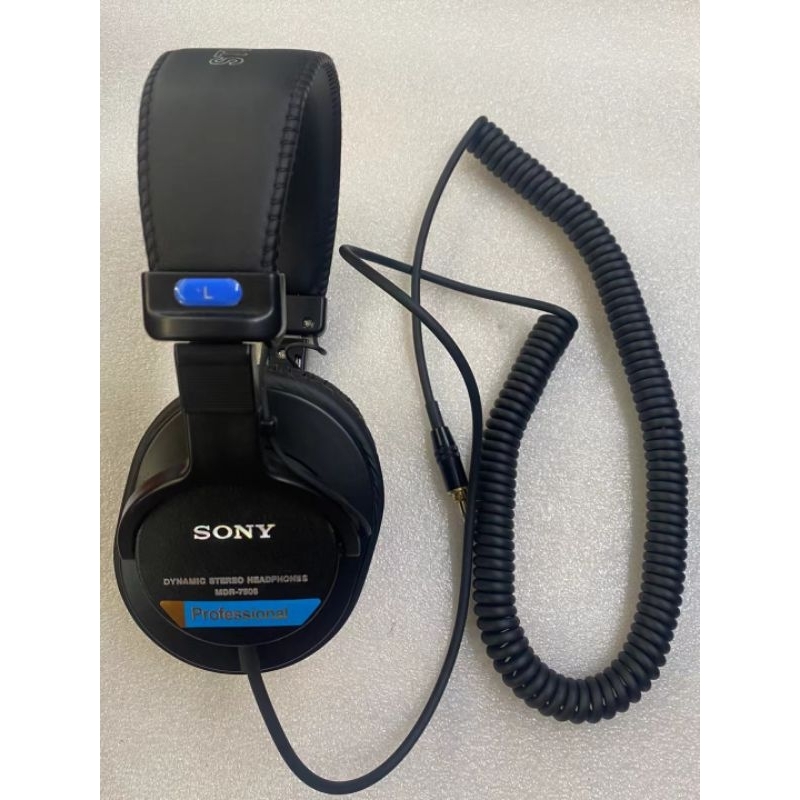 索尼 Sony 7506耳罩式耳機 DJ 音樂混音頭戴音效 經典有線