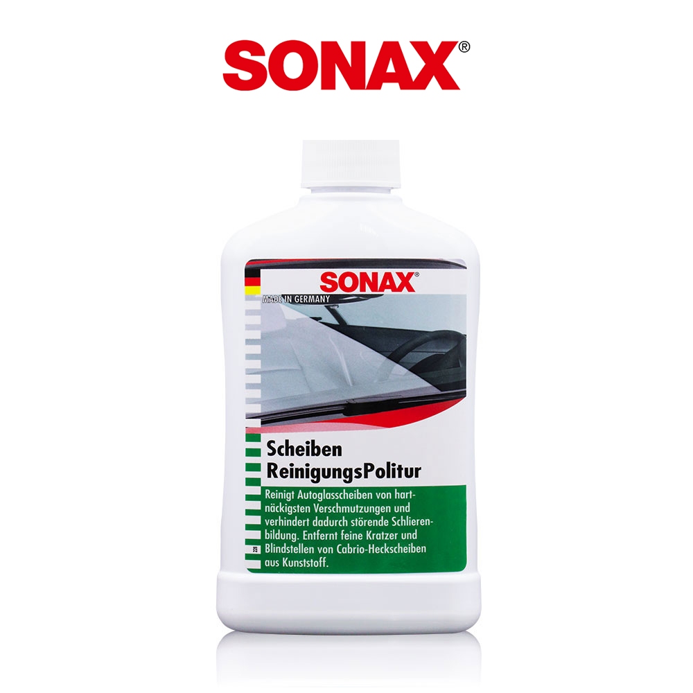 SONAX 強效玻璃油膜清潔膏300ml 贈 工具 前擋玻璃視野 深層油膜 重垢油膜 除油膜 油膜速除專家 台灣總代理