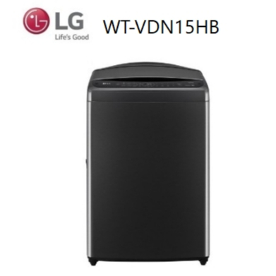 【LG樂金】WT-VDN15HB AIDD蒸氣直驅變頻洗衣機 極光黑 15公斤