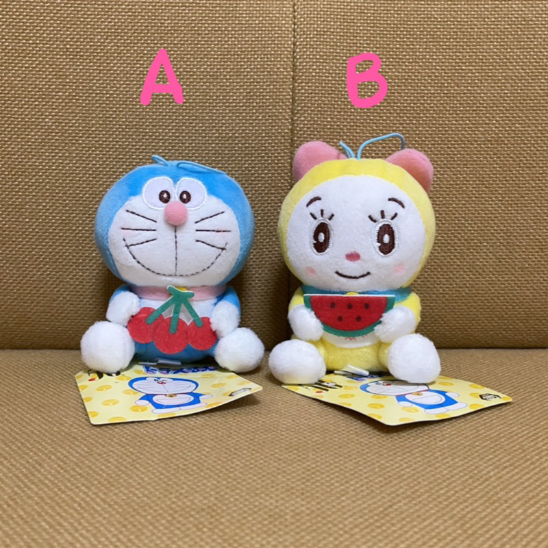 日本景品 正版 全新 日版 日本娃娃機 哆啦a夢 哆啦美 小叮噹 小叮鈴 DORAEMON 水果 玩偶 娃娃