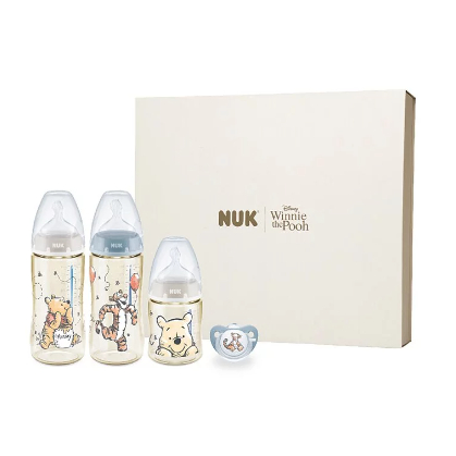 德國 【NUK】 x Disney 小熊維尼聯名禮盒 奶瓶禮盒 彌月禮盒 新生兒禮盒