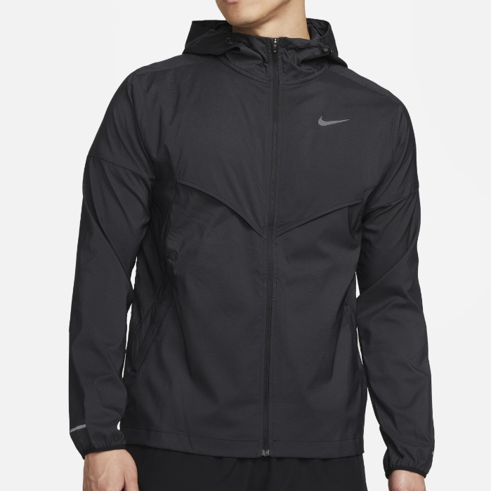 NIKE WINDRUNNER UV 男生 黑色 反光LOGO 慢跑 連帽外套 運動 外套 FB7541-010