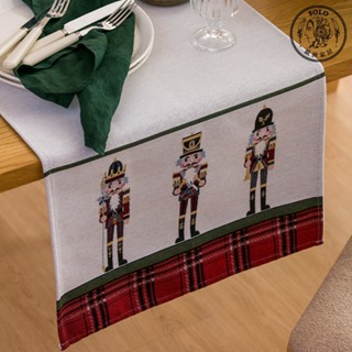 【SOLO 歐洲家居】LCW Home 45x120CM 胡桃鉗桌旗 土耳其製 刺繡 厚實 桌布 桌巾 桌墊