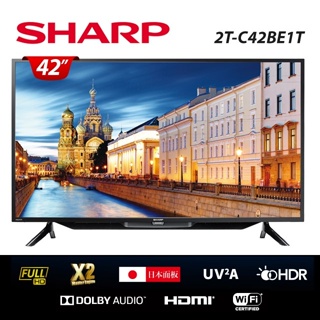【SHARP夏普】2T-C42BE1T 42吋 FHD 智慧連網液晶顯示器+視訊盒