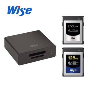 Wise CFexpress 160G 記憶卡 + WA-CXS08 讀卡機 + Cfexpress 128G 記憶卡